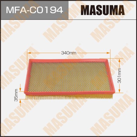 Air filter Masuma, MFA-C0194