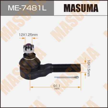 Tie rod end Masuma, ME-7481L