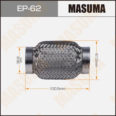 Flex pipe Masuma 2-layer 38x100, EP-062