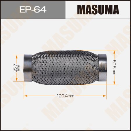 Flex pipe Masuma 2-layer 35x120, EP-064