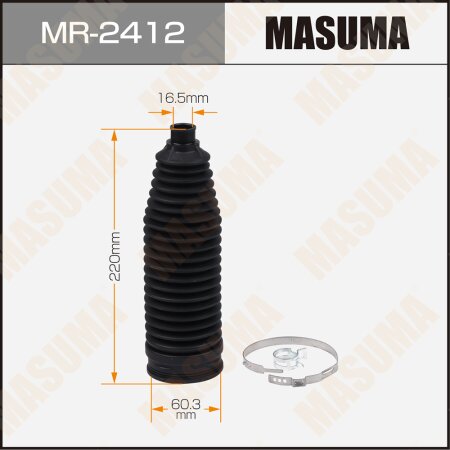 Steering gear boot Masuma (plastic), MR-2412