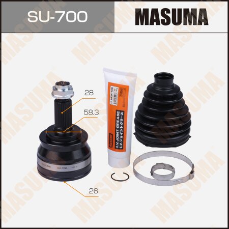 CV joint (outer) Masuma, SU-700