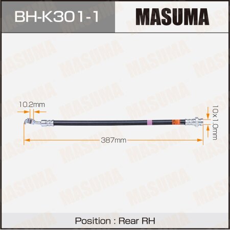 Brake hose Masuma, BH-K301-1