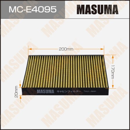 Cabin air filter Masuma, MC-E4095