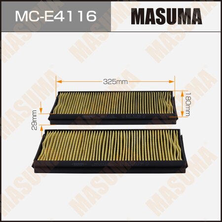 Cabin air filter Masuma, MC-E4116