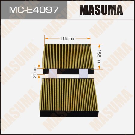 Cabin air filter Masuma, MC-E4097