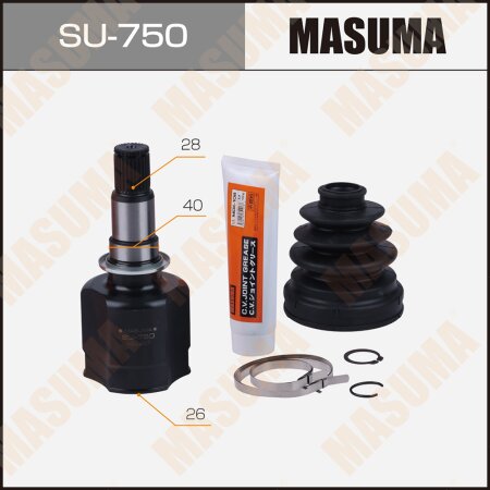 CV joint  (inner) Masuma, SU-750