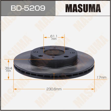 Brake disk Masuma, BD-5209