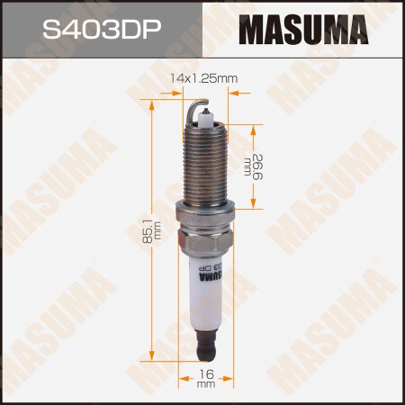 Spark plug Masuma platinum+platinum PLZFR6A-11S, S403DP