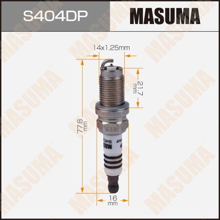 Spark plug Masuma platinum+platinum PZFR6R, S404DP