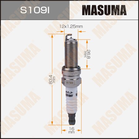 Spark plug Masuma iridium LKR7BGP-S, S109I