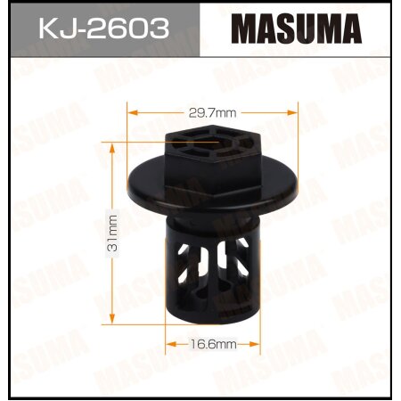 Retainer clip Masuma plastic, KJ-2603