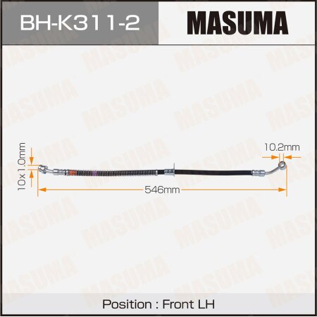 Brake hose Masuma, BH-K311-2