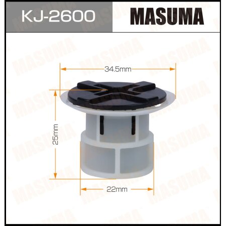 Retainer clip Masuma plastic, KJ-2600