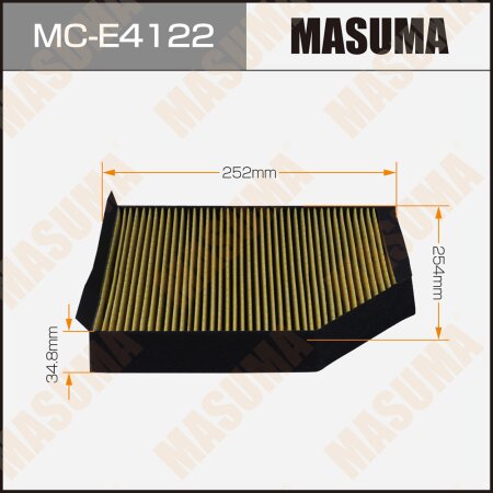 Cabin air filter Masuma, MC-E4122