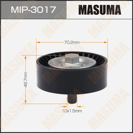 Drive belt idler pulley Masuma, MIP-3017