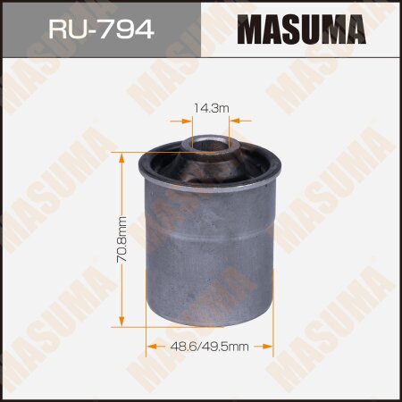 Silent block suspension bush Masuma, RU-794