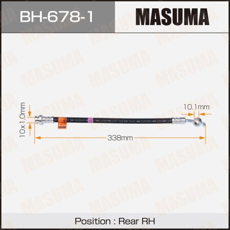 Brake hose Masuma, BH-678-1