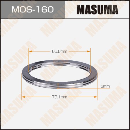 Exhaust pipe gasket Masuma 66х79x5, MOS-160