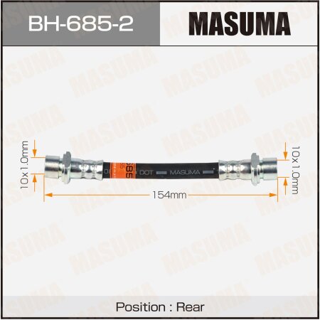 Brake hose Masuma, BH-685-2