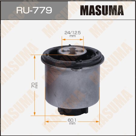 Silent block suspension bush Masuma, RU-779