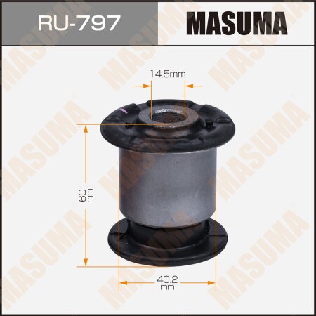 Silent block suspension bush Masuma, RU-797