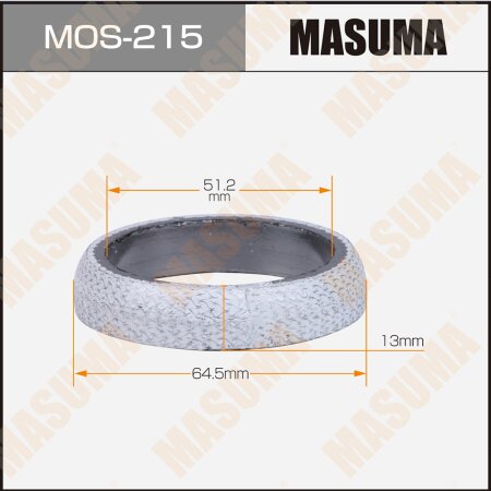 Exhaust pipe gasket Masuma 51.2x64.5x13, MOS-215