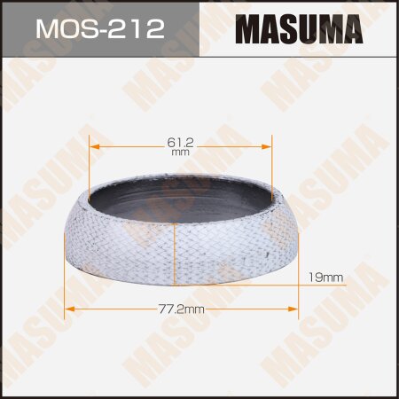 Exhaust pipe gasket Masuma 61.2x77.2x19, MOS-212