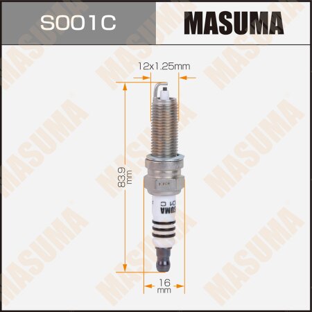 Spark plug nickel LZKR6B-10E(1578) Masuma, S001C