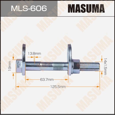 Camber adjustment bolt Masuma, MLS-606