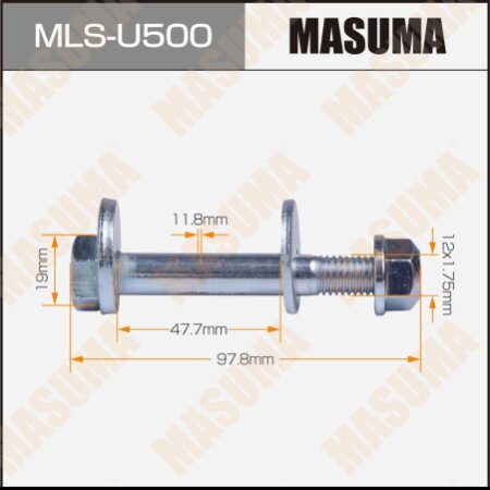 Camber adjustment bolt Masuma, MLS-U500