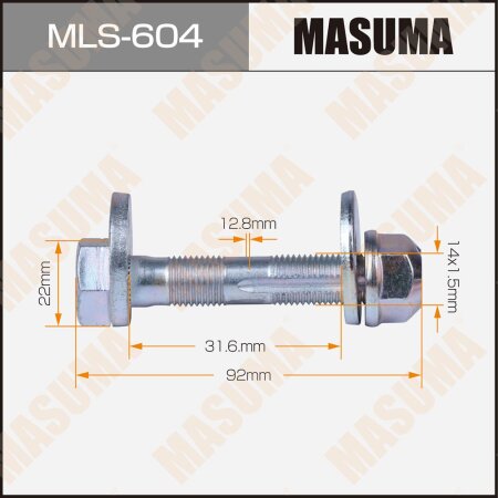 Camber adjustment bolt Masuma, MLS-604
