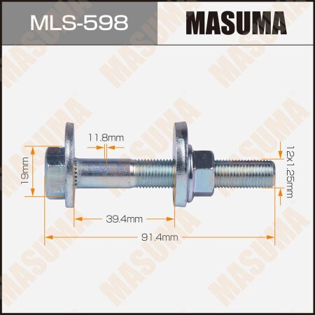 Camber adjustment bolt Masuma, MLS-598