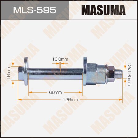 Camber adjustment bolt Masuma, MLS-595
