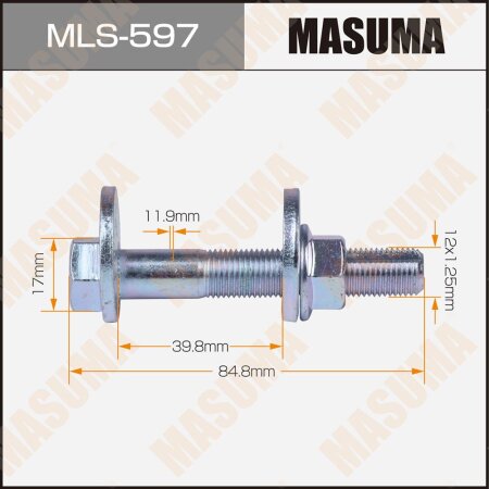 Camber adjustment bolt Masuma, MLS-597