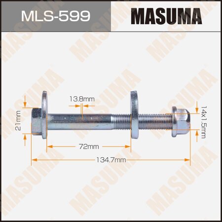 Camber adjustment bolt Masuma, MLS-599