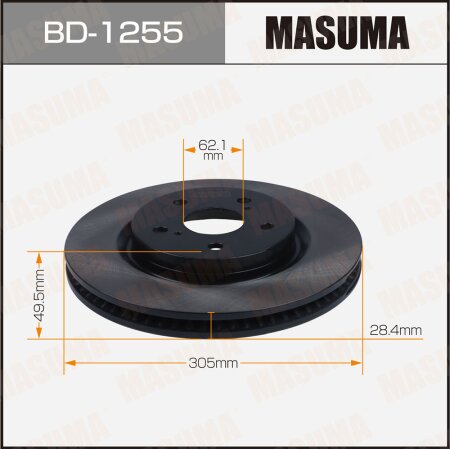 Brake disk Masuma, BD-1255