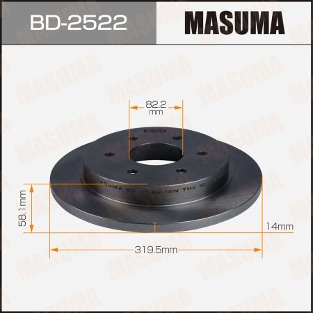 Brake disk Masuma, BD-2522