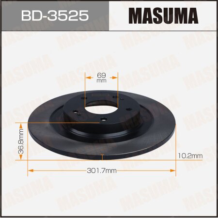 Brake disk Masuma, BD-3525