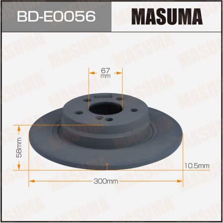 Brake disk Masuma, BD-E0056