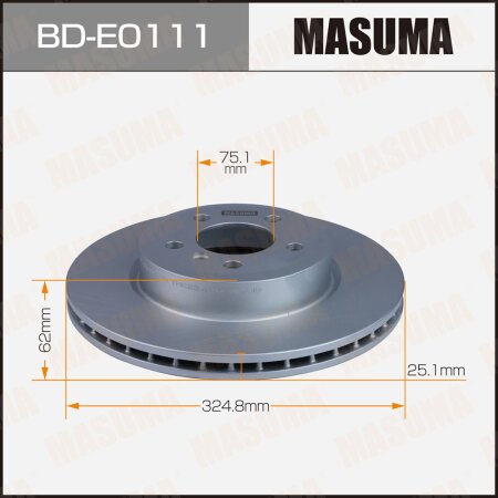 Brake disk Masuma, BD-E0111