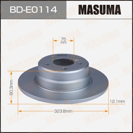 Brake disk Masuma, BD-E0114