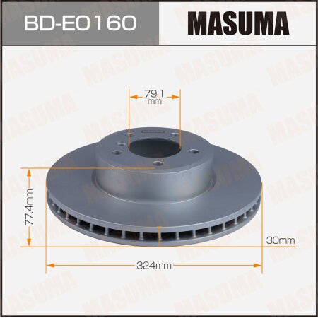 Brake disk Masuma, BD-E0160