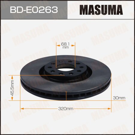 Brake disk Masuma, BD-E0263