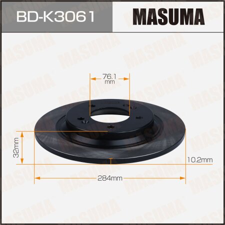 Brake disk Masuma, BD-K3061