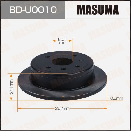 Brake disk Masuma, BD-U0010