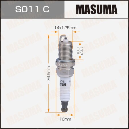 Spark plug nickel BKR6EYA-11(4073) Masuma, S011C