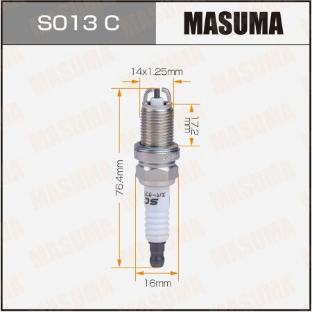 Spark plug nickel BKR5EKB-11(3967) Masuma, S013C