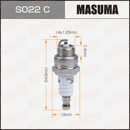 Spark plug nickel BPMR7A (4626)Masuma, S022C