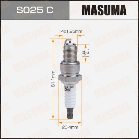 Spark plug nickel BPR5ES-11(4424)  Masuma, S025C